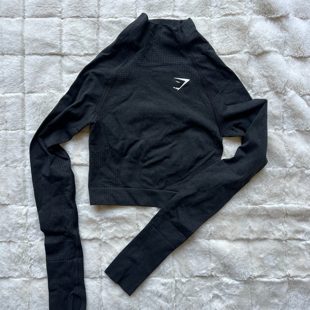 High Neck Gymshark Visionary Long Sleeve Women's Top